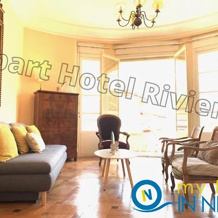 Riviera - Grimaldi: Carre D'or Balcony Near Promenade Nice