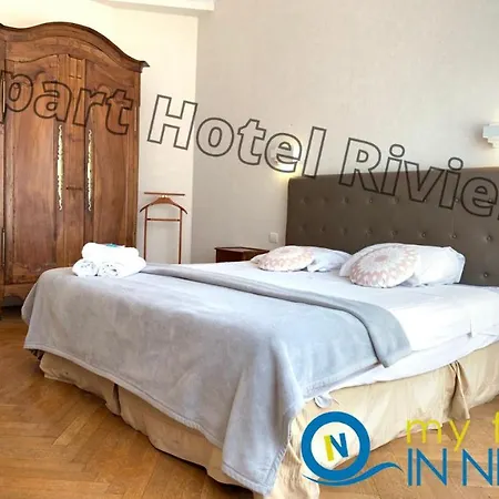 Riviera - Grimaldi: Carre D'or Balcony Near Promenade Apartment Nice